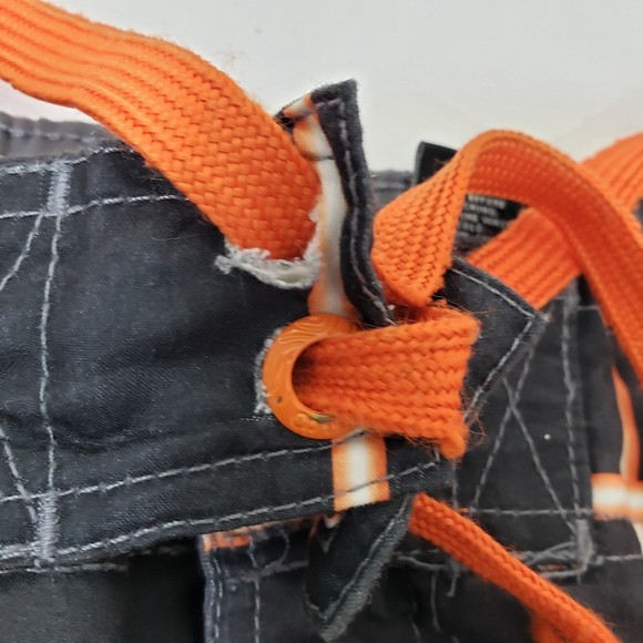 OP Medium (32-34) Long Shorts; Grey and Orange - Picture 4 of 9